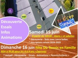 JOURNEES PORTES OUVERTES TENNIS CLUB ST CYPRIEN