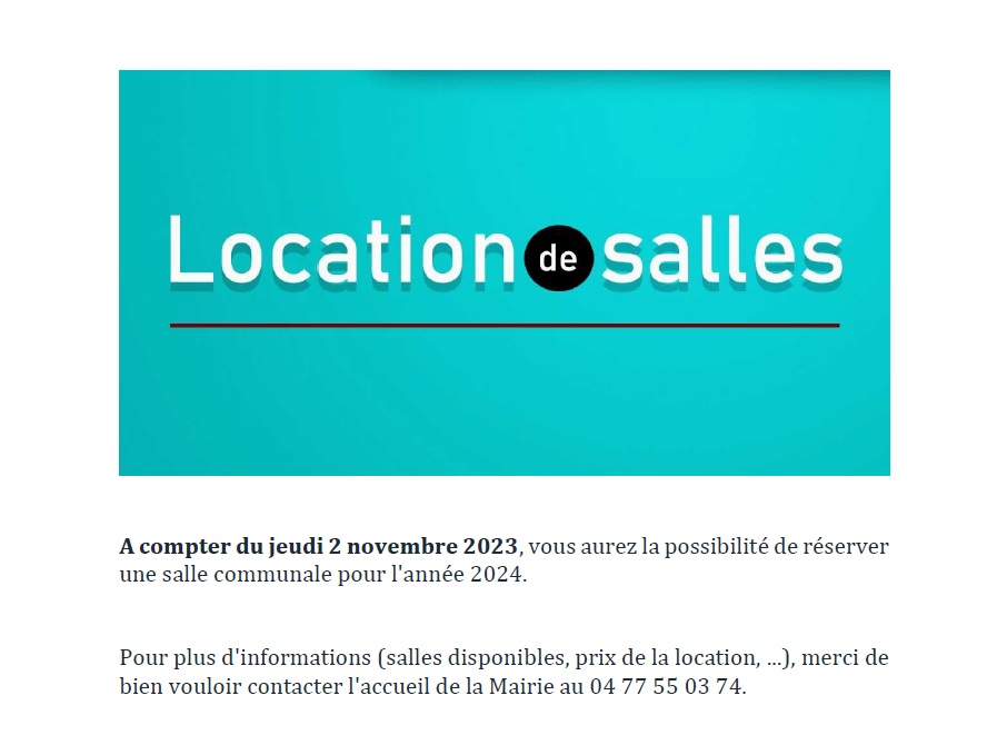 locations pour 2024