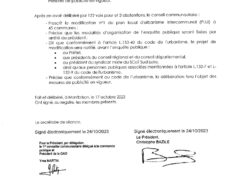 délib LFA n°2023-10-19 – lancement modification n°1 PLUi 45-4