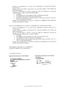 délib LFA n°2023-10-19 - lancement modification n°1 PLUi 45-4