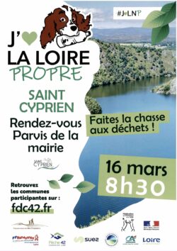 AFFICHE j'aime la Loire propre