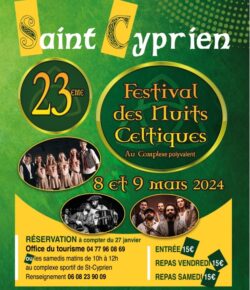 Festival nuits celtiques 8-9-03-2024