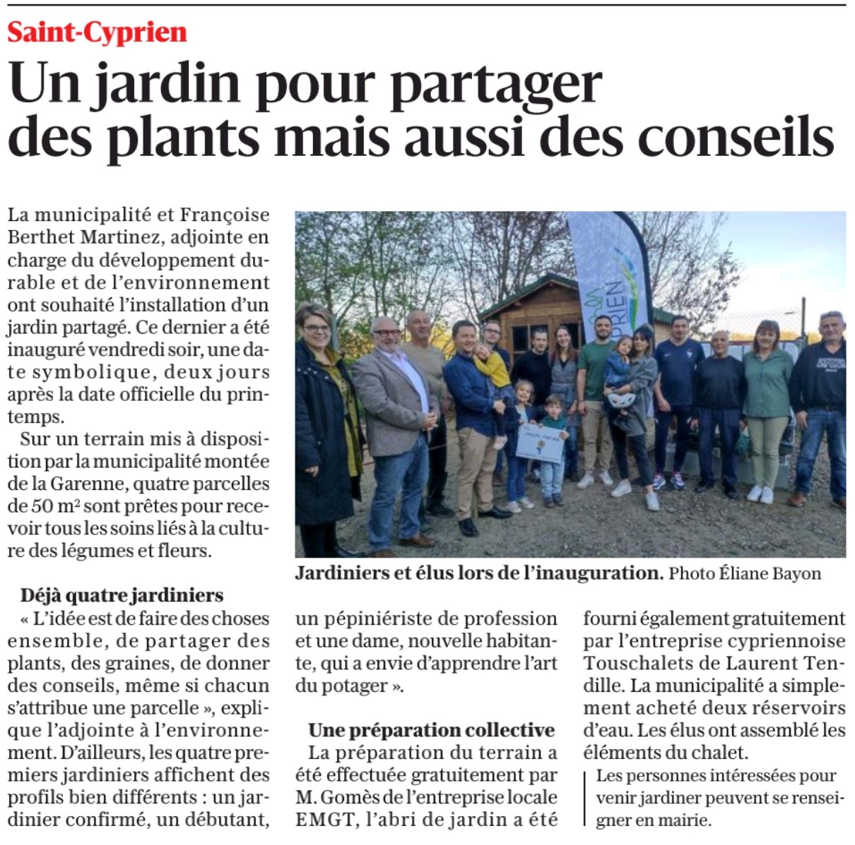 jardin partagés