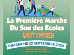 affiche Sou des Ecoles – Marche 2024 (à la place du vide grenier)
