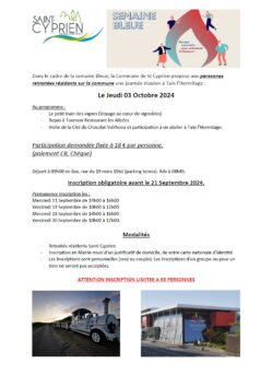 Semaine Bleue 2024