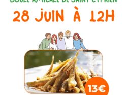affiche casse croûte repas 28 juin 2025