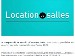 locations pour 2025