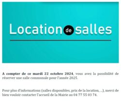 locations pour 2025