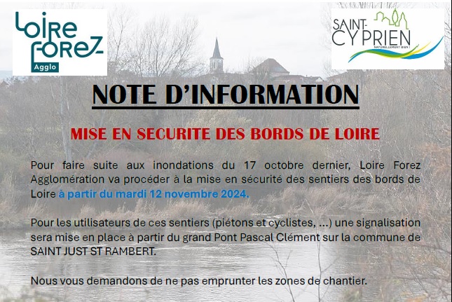 NOTE info mise sécurité bords loure nov.2024