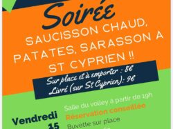 Soirée saucisson chaud 2024