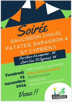 Soirée saucisson chaud 2024