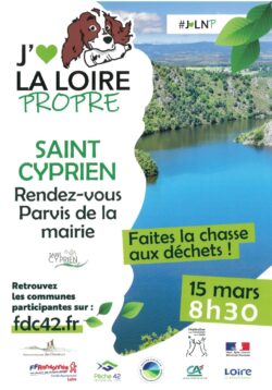 Affiche J'aime la Loire propre 2025