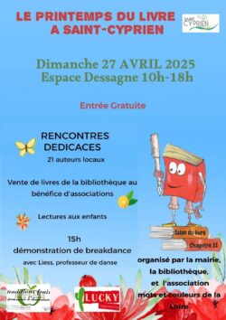 AFFICHE FETE DU LIVRE 2025
