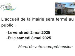 fermeture mairie week-end pont 1er mai