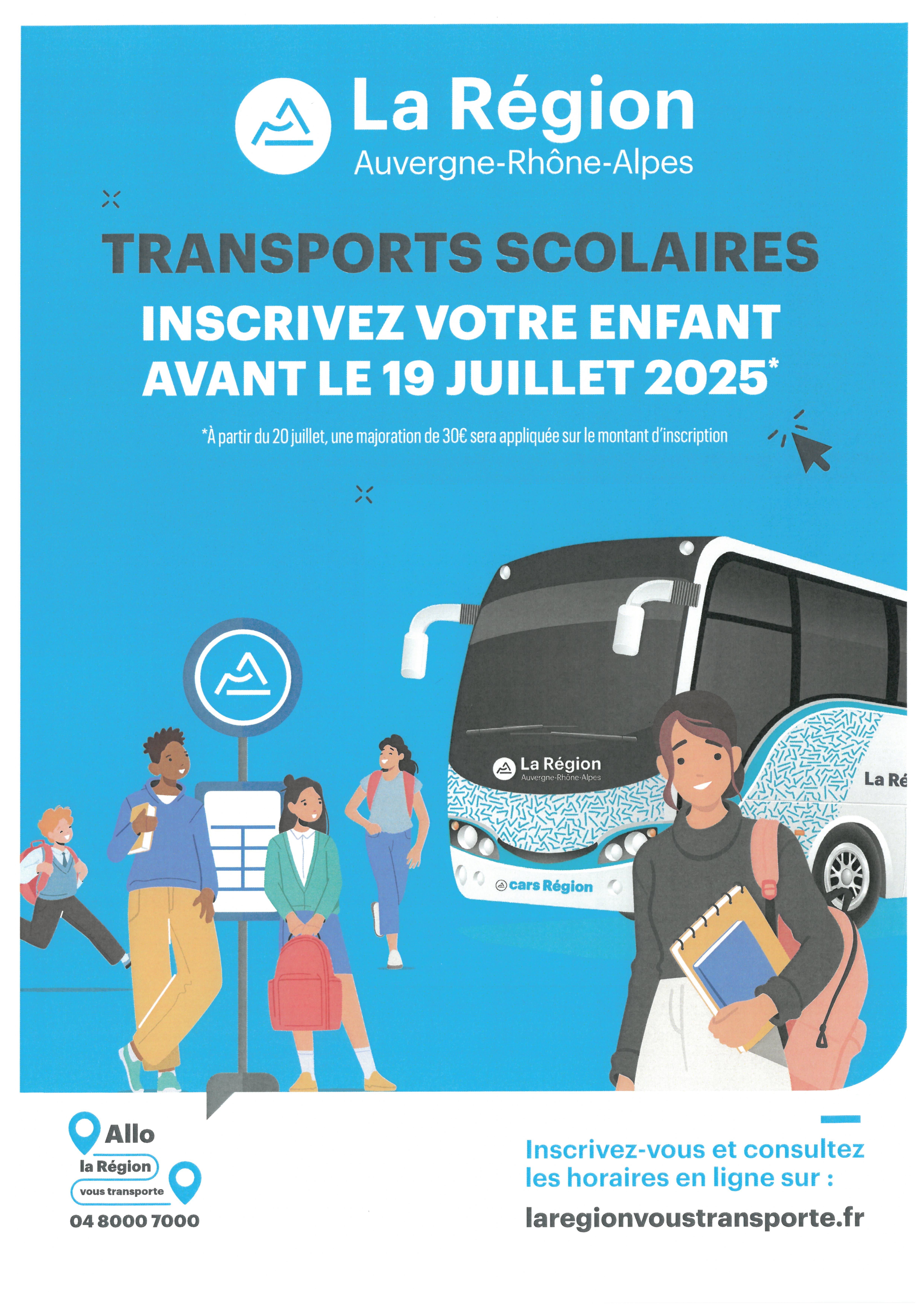 inscription transports scolaires 2025