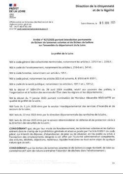 Arrêté d'interdiction lâchers ballons et lanternes-1