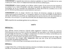 Arrêté d’interdiction lâchers ballons et lanternes-2