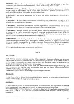 Arrêté d'interdiction lâchers ballons et lanternes-2