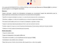 ANNONCE RECRUTEMENT