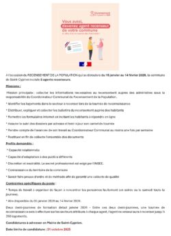ANNONCE RECRUTEMENT