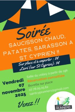 Soirée saucisson chaud 2025