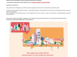 annonce recensement population