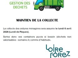 MAINTIEN COLLECTE jour férié – Lundi Pâques 2026